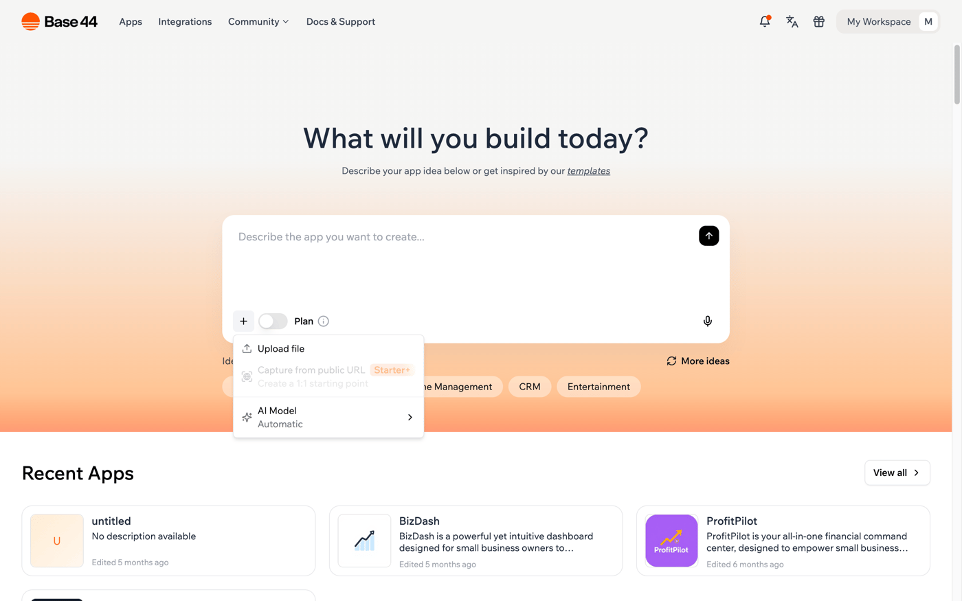Upload the AI bundle
