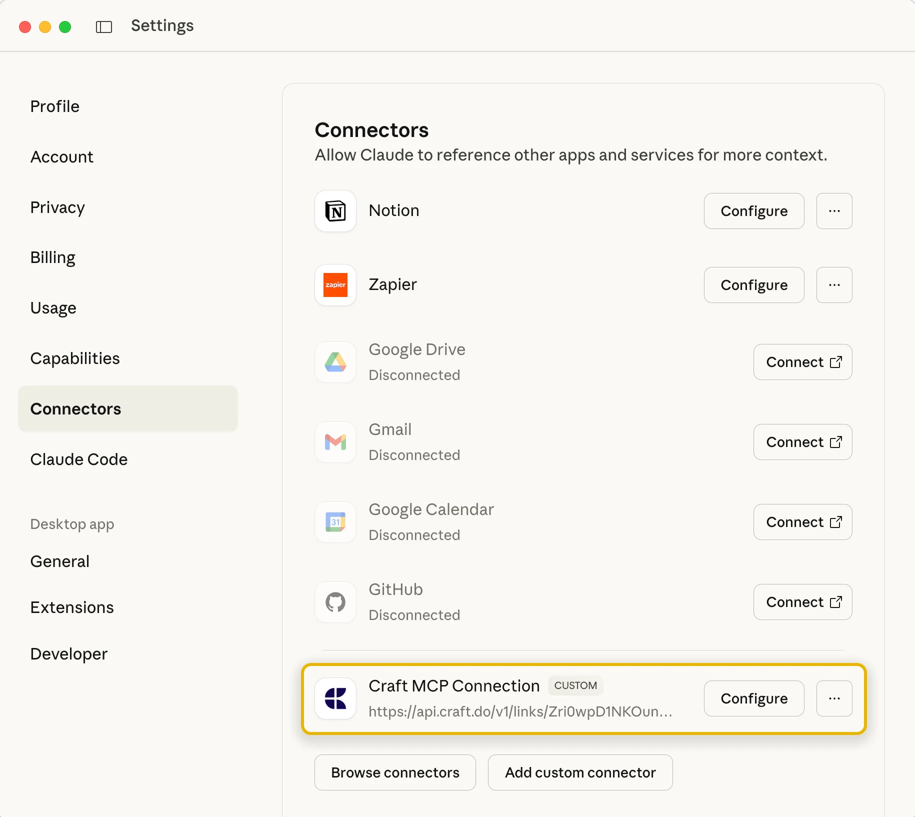Confirm and create the connector