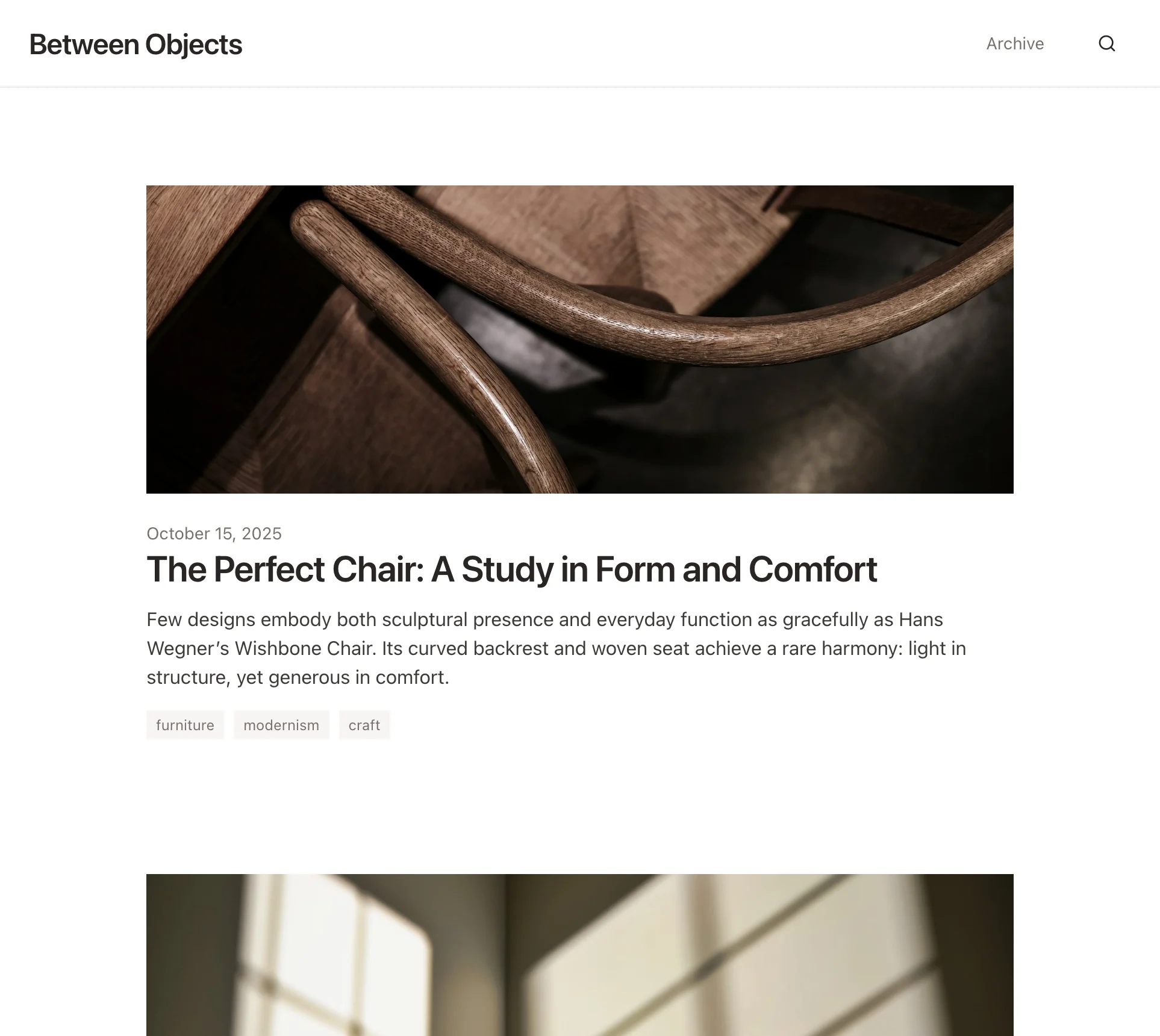 Personal Blog screenshot 2