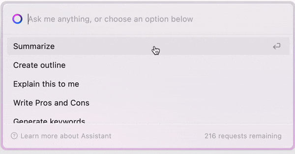 Summarize Transcripts